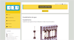 Desktop Screenshot of caudalimetrosagua.com
